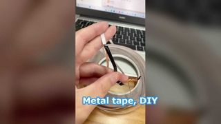 완벽한 스테인드 글라스 및 솔더 프로젝트를 위한 전문가용 0.05-0.18mm 검정색 뒷면 구리 호일 테이프