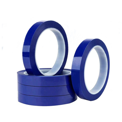 주문 고온 저항 테이프 파란색 PET 폴리에스터 필름 0.05mm 두께 온라인 제품