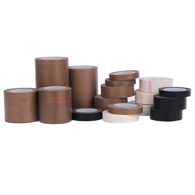 주문 진공 밀폐기용 PTFE 유리섬유 테이프 0.13~0.25mm 접착 강철 5.5N/25mm online manufacture