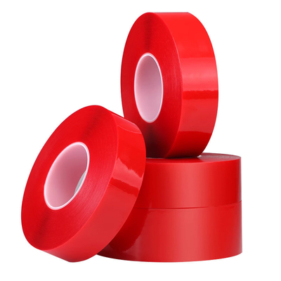 주문 TESA 4965 대안 - PET 빨간색 필름 양면 접착 테이프 online manufacture
