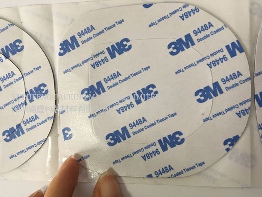 주문 아크릴 접착제는 0.05mm-0.16mm 3M 9448A 두배 코팅된 조직 테이프를 녹음합니다 온라인 제품