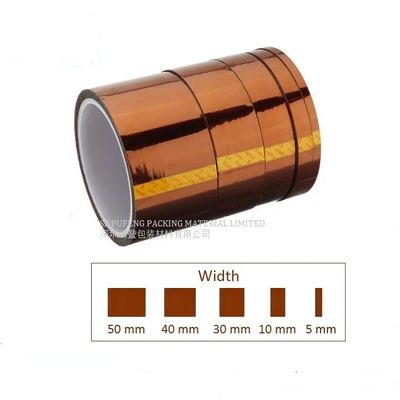 주문 전자 부품 호박색 0.03mm Kapton 폴리이미드 테이프, Kapton 테이프 절연 전압 온라인 제품