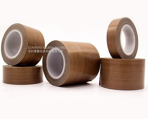 주문 0.22 밀리미터 평활 표면 PTFE 글라스 접착 테이프 이지 클린 온라인 제품