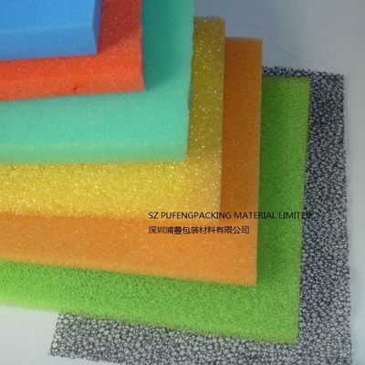 주문 20PPI 25PPI 폴리우레탄 거품 여과기, 40mm 활성탄 갯솜 여과기 온라인 제품