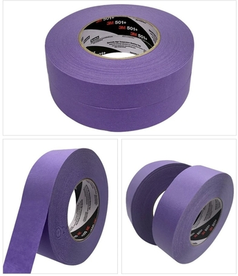 3MTM 501+ 고온 마스킹 테이프 보라색 자동차 마스킹 스프레이 페인트 0.15mm