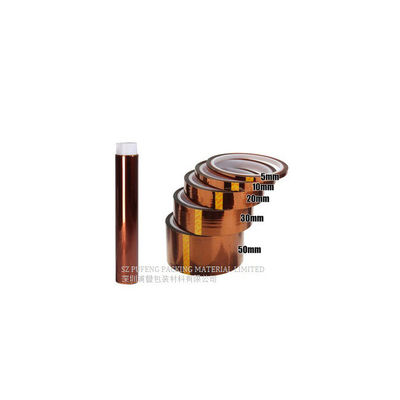 PCB 3D 인쇄 기계 분말 코팅을 위한 30 미크론-100 미크론 황금 Kapton 폴리이미드 테이프