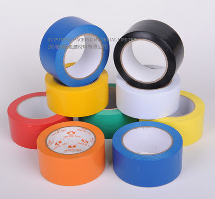 PVC 까만 노란 지면 표하기 테이프